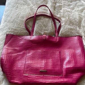 Rebecca Minkoff Megan- Large Leather Crocodile-Embossed Tote